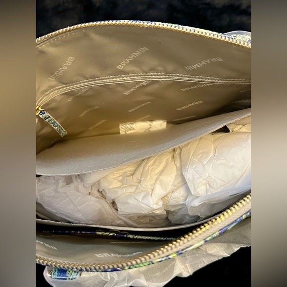 NWT Brahmin Leather Handbag (wallet in separate listing!) - Picture 5 of 10